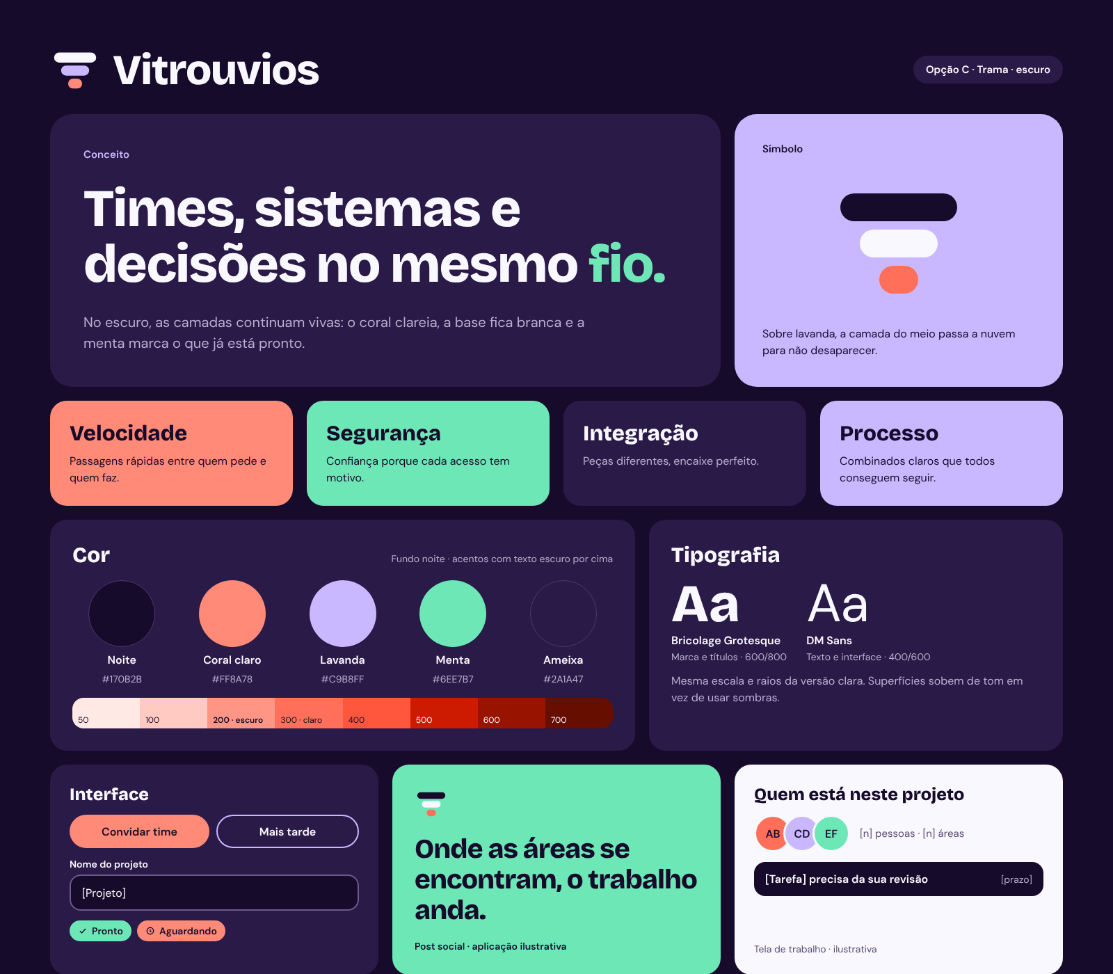 Opção Trama, versão escura