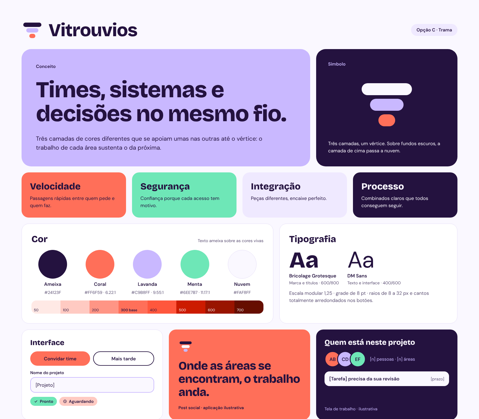 Opção Trama, versão clara