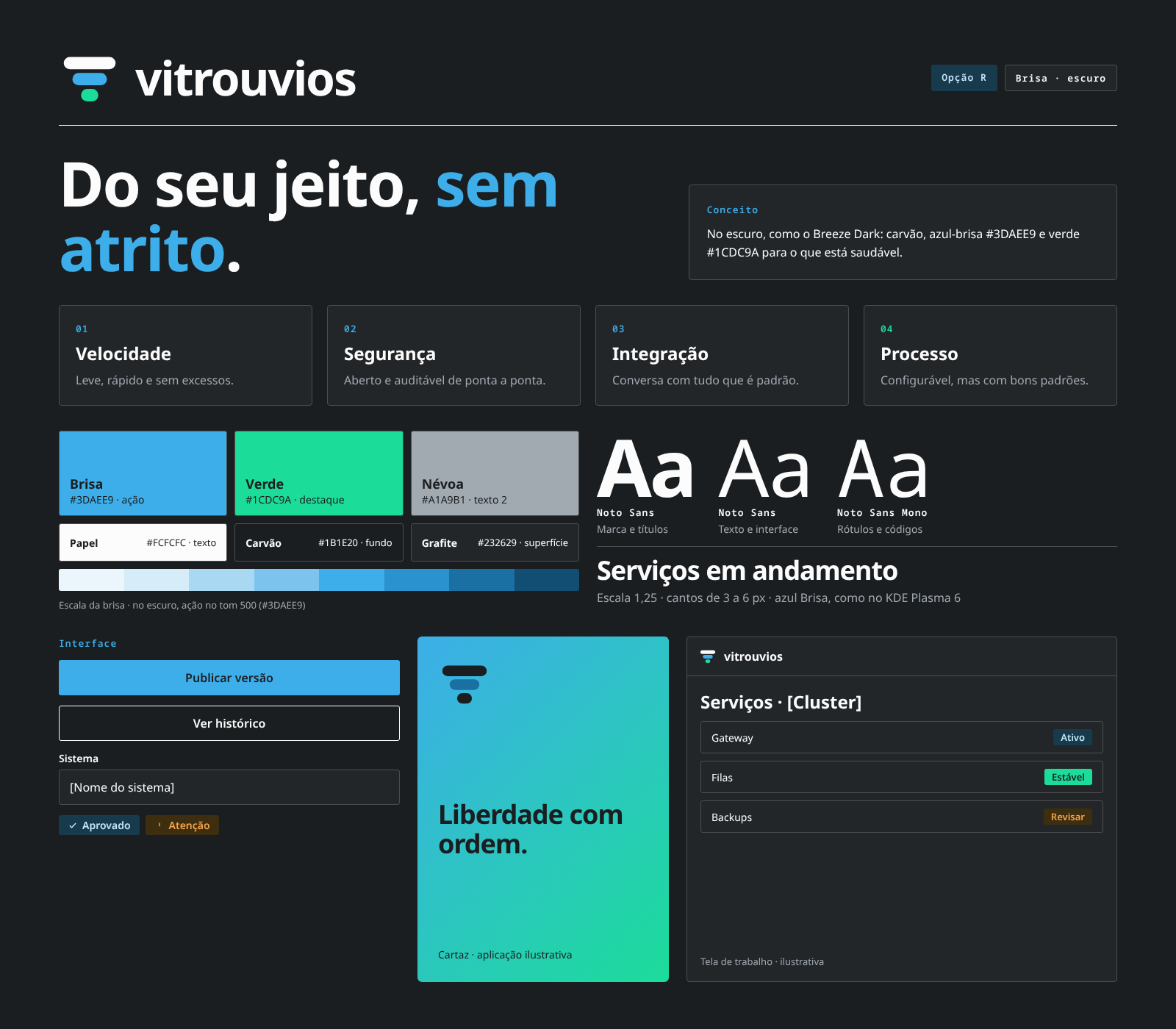 Opção Brisa, versão escura